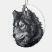 Balto Dog Keramik Ornament (Links)