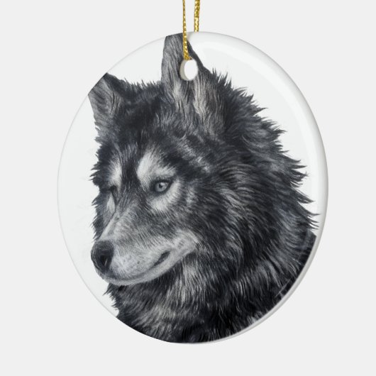 Balto Dog Keramik Ornament (Links)