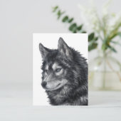 Balto Dog Postkarte (Stehend Vorderseite)