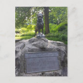Balto-Statue im Central Park Postkarte (Vorderseite)