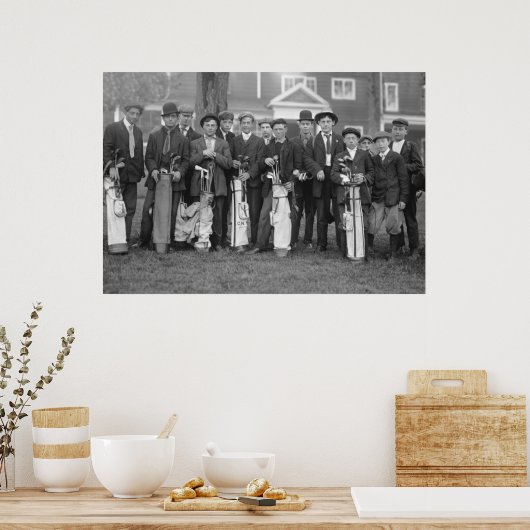 Baltusrol Golf Caddies: Anfang des 19. Jahrhundert Poster (Küche)