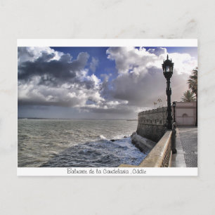 Baluarte de la Candelaria ,Cádiz Postkarte