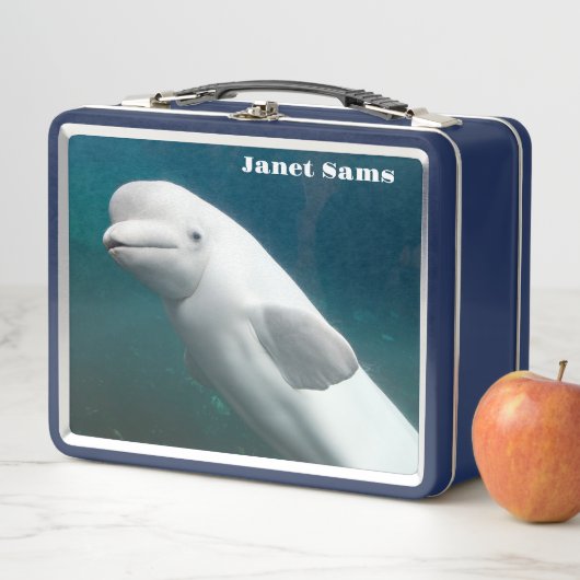 Baluga Whale Metall Brotdose (Beispiel)