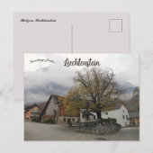 Balzers Liechtenstein Postkarte (Vorne/Hinten)