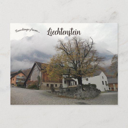 Balzers Liechtenstein Postkarte (Vorderseite)