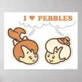 Bam Bam Lieben PEBBLES™ Poster (Vorne)