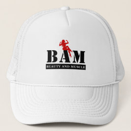 BAM Beauty and Muscle Bodybuilding Baseball Cap Truckerkappe