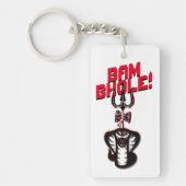 "BAM BHOLE" LORD SHIVA'S NAAG UND TRISHUL SCHLÜSSELANHÄNGER (Vorderseite)