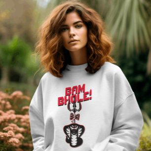 "BAM BHOLE" LORD SHIVA'S NAAG UND TRISHUL SWEATSHIRT