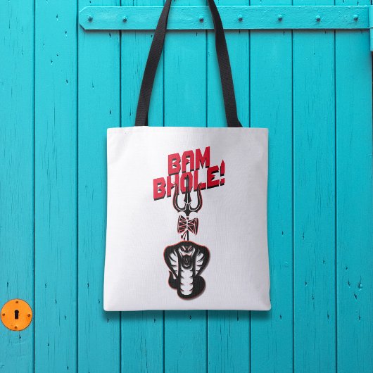 "BAM BHOLE" LORD SHIVA'S NAAG UND TRISHUL TASCHE