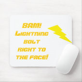 Bam! Blitzbolzenrecht zu t… Mousepad (Mit Mouse)