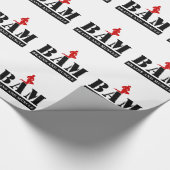 BAM-Bodybuilding-Umschlagpapier Geschenkpapier (Ecke)