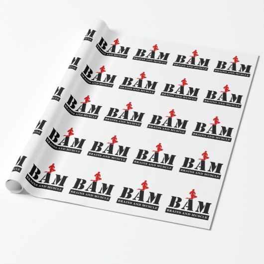 BAM-Bodybuilding-Umschlagpapier Geschenkpapier (Ungerollt)