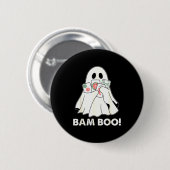 Bam Boo Halloween-Geist Mahjong Lustiges Kostüm Sp Button (Vorne & Hinten)
