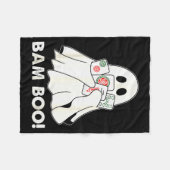 Bam Boo Halloween-Geist Mahjong Lustiges Kostüm Sp Fleecedecke (Vorderseite (Horizontal))