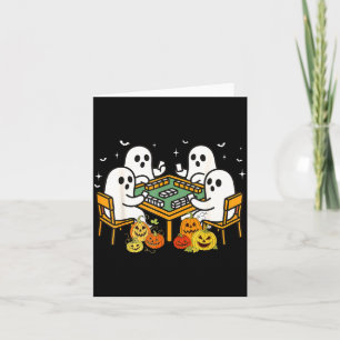 Bam Boo Halloween-Geist Mahjong Lustiges Kostümspi Karte
