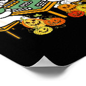 Bam Boo Halloween Ghost Mahjong Funny Costume Game Poster (Ecke)