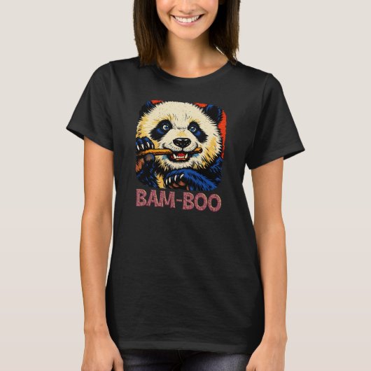 Bam-Boo Panda Bär T-Shirt (Vorderseite)