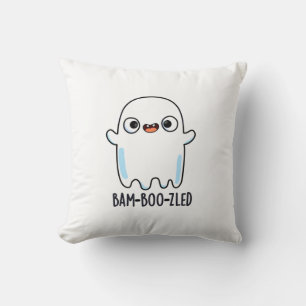 Bam-boo-zled Funny Halloween Konfuse Ghost Pun Kissen