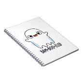 Bam-boo-zled Funny Halloween Konfuse Ghost Pun Notizblock (Rechte Seite)