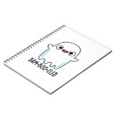 Bam-boo-zled Funny Halloween Konfuse Ghost Pun Notizblock (Linke Seite)