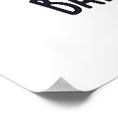 Bam-boo-zled Funny Halloween Konfuse Ghost Pun Poster (Ecke)