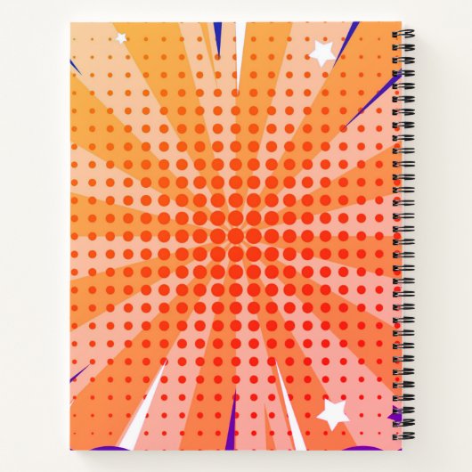 BAM! Comic Buch cool personalisiert trendig bunt (Rückseite)