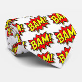 BAM COMICBOOK LÖST AKTIONEN LOUD COMIC CARTOON KRAWATTE (Gerollt)