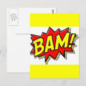 BAM COMICBOOK LÖST AKTIONEN LOUD COMIC CARTOON POSTKARTE (Vorne/Hinten)