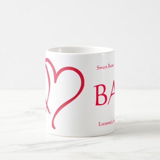 Bam-Herz-Tasse Kaffeetasse (Mittel)
