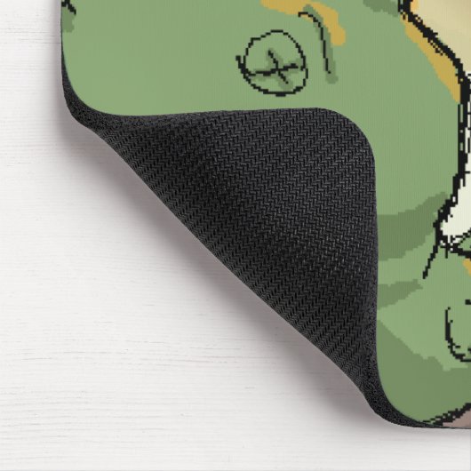 Bam! Lochte total einen Dino Mousepad (Ecke)