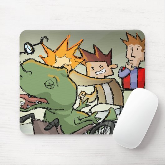 Bam! Lochte total einen Dino Mousepad (Mit Mouse)