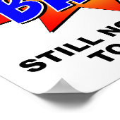 BAM! Niemand Will, über Funny Poster zu sprechen (Ecke)