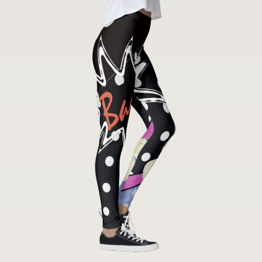 Bam! Schwarze Leggings (Rechts)