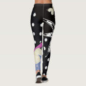 Bam! Schwarze Leggings (Rückseite)
