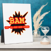 BAM YOU'VE JUST BEEN DRONED jGibney The MUSEUM Za Fotoplatte (Seite)