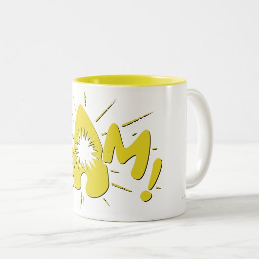 BAM! ZWEIFARBIGE TASSE (VorderseiteRechts)