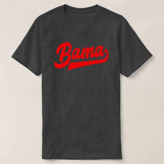 Bama Red Script Alabama TShirt (Design vorne)