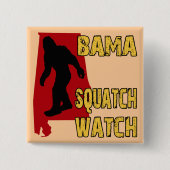 Bama Squatch Uhr Button (Vorderseite)