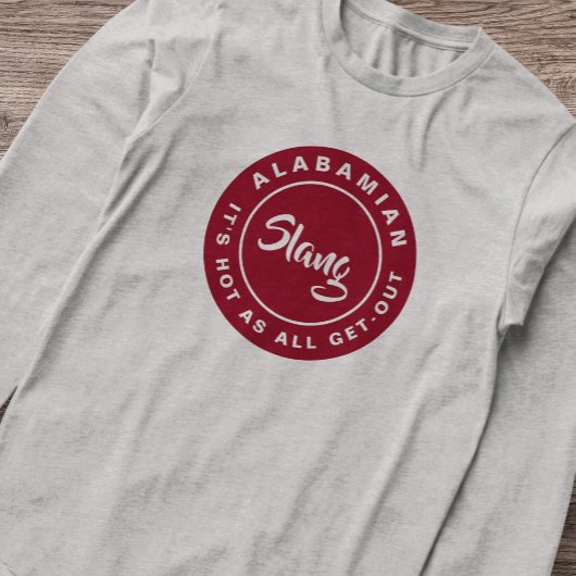 Bama Tide Fitness Gym Workout Crimson Retro Tri-Blend Shirt