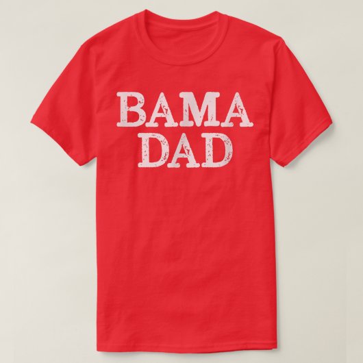 Bama Vater Alabama Vater T-Shirt (Design vorne)