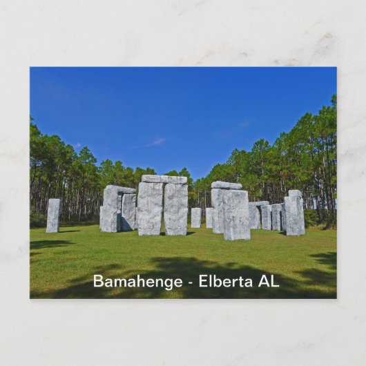 Bamahenge - Elberta AL Postkarte (Vorderseite)