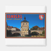Bamberg - Altes Rathaus Landschaft Magnet (Vorne)