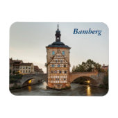 Bamberg Altstadt Rathaus und Obere Brücke Magnet (Horizontal)