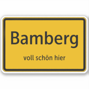 Bamberg Aufkleber Sticker Autoaufkleber