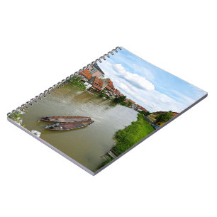 Bamberg Bayern Regnitz Fluss Malereieffekt Kunst Notizblock