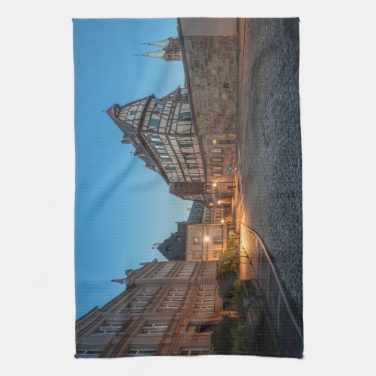 Bamberg Deutschland Geschirrtuch (Vertikal)