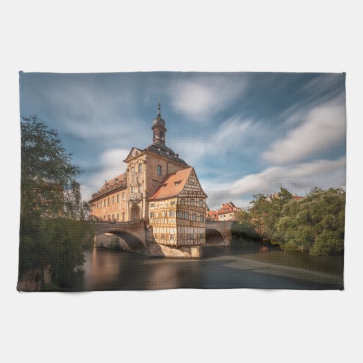 Bamberg Deutschland Geschirrtuch (Horizontal)