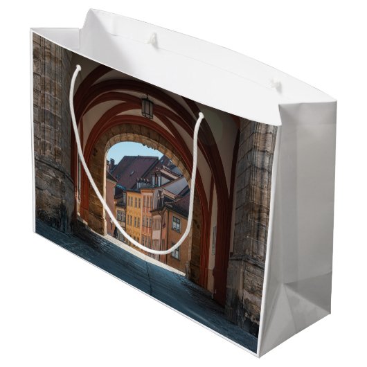 Bamberg Deutschland Große Geschenktüte (Rückseite Schrägansicht)