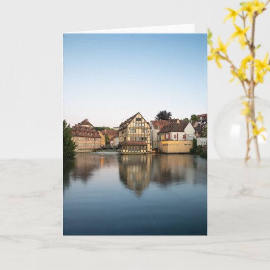 Bamberg Deutschland Karte (Gelbe Blume)